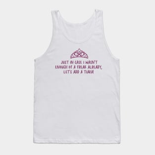 The Princess Diaries Tiara Quote Tank Top